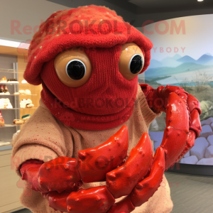Red Hermit Crab maskot...