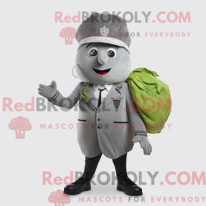 Gray Beet mascot costume...