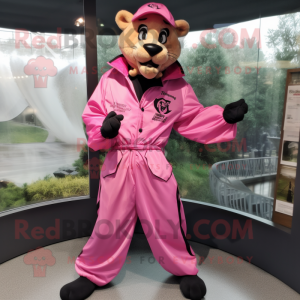 Pink Panther maskot kostume...