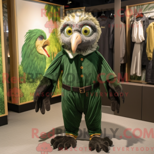 Forest Green Harpy maskot...