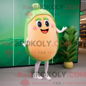 Peach Celery mascot costume...