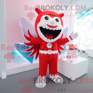 Red Tooth Fairy maskot...
