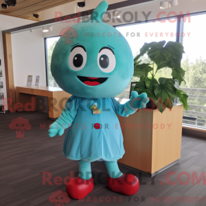 Turquoise Cherry mascot...
