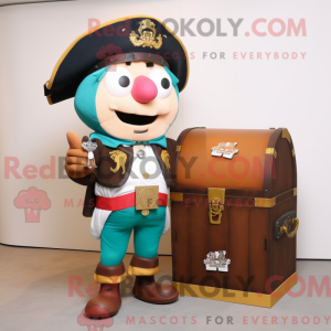 Skattekiste maskot kostume...