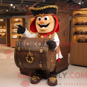 Skattekiste maskot kostume...