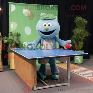 Green Ping Pong Table...