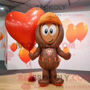 Rust Heart Shaped Balloons...