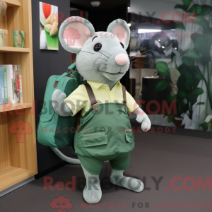 Groene Rat mascottekostuum...