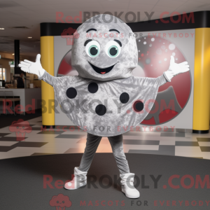 Silver Pizza Slice maskot...