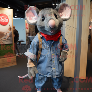 Maskotdraktfigur Red Rat...