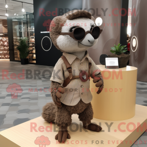 Brown Pangolin mascot...