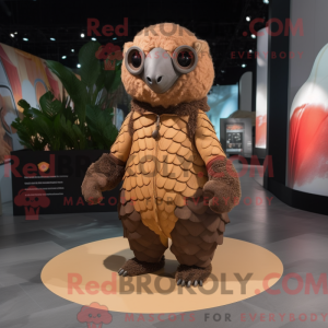 Brown Pangolin mascot...