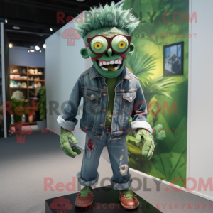Forest Green Zombie mascot...