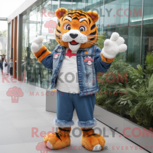 Tiger mascot costume...