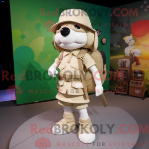 Cream Sniper mascot costume...