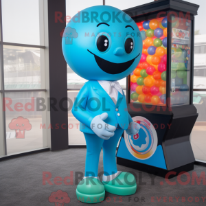 Cyan Gumball Machine...