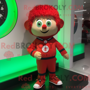 Red Irish Flag maskot...