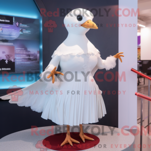 White Seagull mascot...