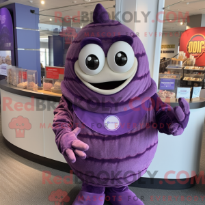 Purple Clam Chowder mascot...