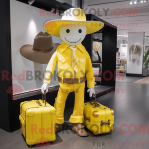 Lemon Yellow Cowboy mascot...