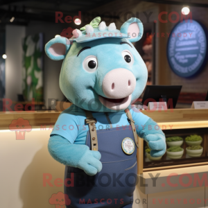 Postava maskota Cyan Sow...