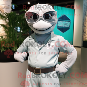 Silver Python mascot...