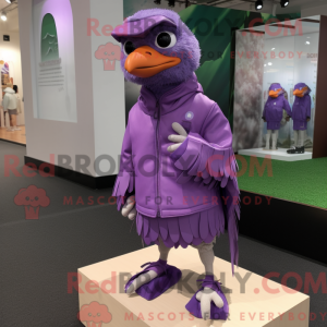 Lavender Quail mascot...