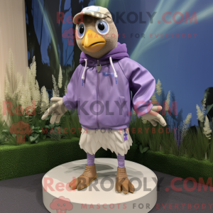 Lavender Quail mascot...