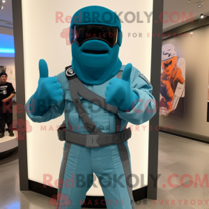 Teal Gi Joe...