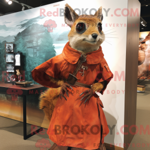 Rust Flying Squirrel maskot...