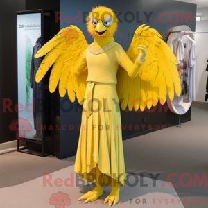 Citrongul Harpy maskot...