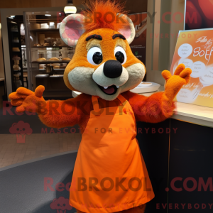 Orange Ratatouille mascot...