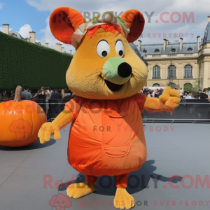 Orange Ratatouille mascot...