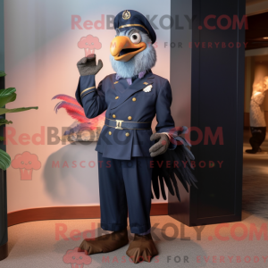 Navy Harpy maskot kostume...