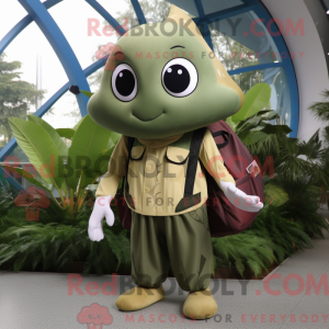 Olive Stingray mascot...