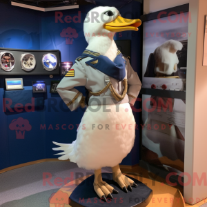 Figura de máscara de ganso...