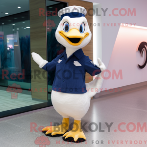Postava maskota Navy Goose...