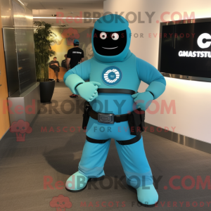 Turquoise Gi Joe mascot...