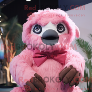 Pink Giant Sloth mascot...