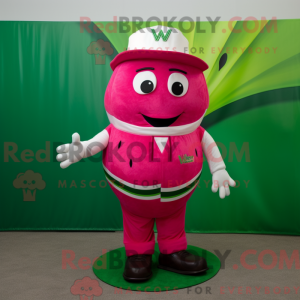 Máscara de melão magenta...