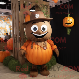 Brown Pumpkin mascot...