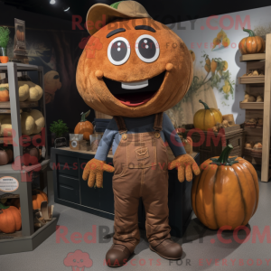 Brown Pumpkin mascot...