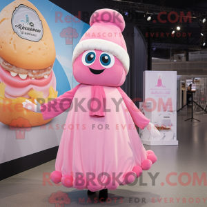 Pink Croissant mascot...