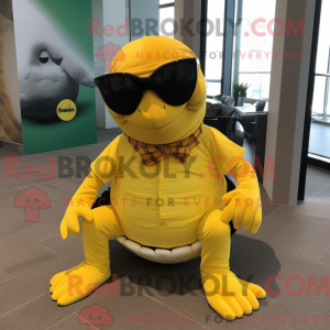 Yellow Sea Turtle mascot...