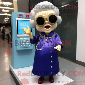 Telefoonmascottekostuumkara...