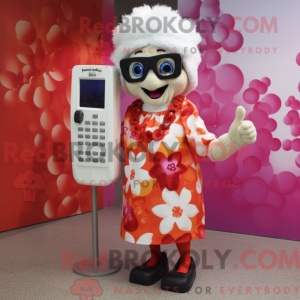 Telefon maskot kostume...