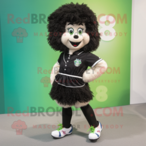 nan Irish Dancing Shoes mascot costume character dressed with a Bermuda Shorts and Lapel pins