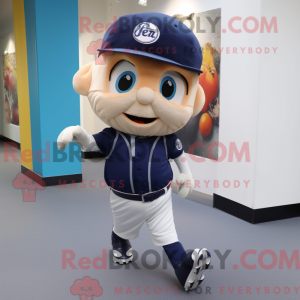 Navy Baseball Ball maskot...