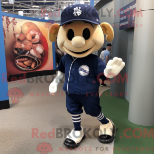 Navy Baseball Ball maskot...