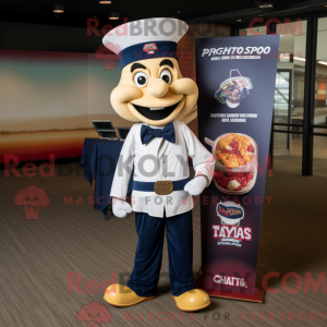 Navy Fajitas mascot costume...